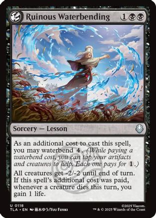 Ruinous Waterbending (118) Foil - Avatar: The Last Airbender