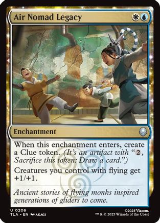 Air Nomad Legacy (206) Foil - Avatar: The Last Airbender