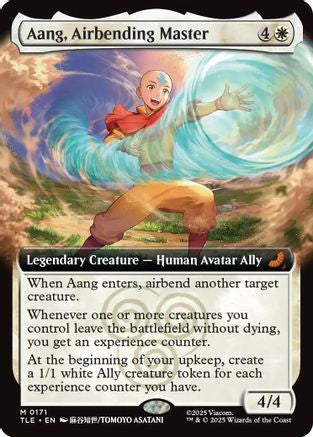 Aang, Airbending Master (Extended Art) (171) - Avatar: The Last Airbender: Eternal-Legal