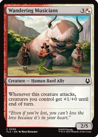 Wandering Musicians (250) Foil - Avatar: The Last Airbender