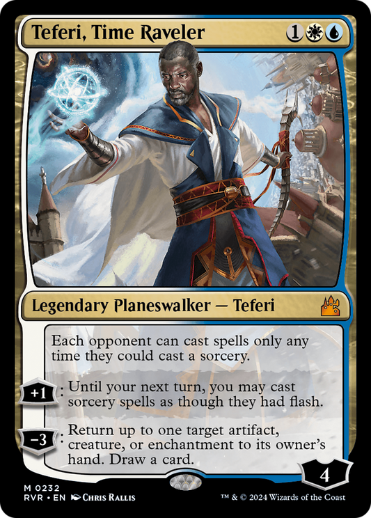 Teferi, Time Raveler [Ravnica Remastered] Foil