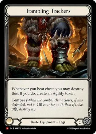 Trampling Trackers (ARR006) Rainbow Foil - Armory Deck: Rhinar