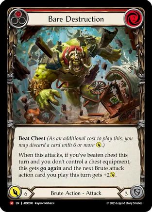 Bare Destruction (ARR008)  - Armory Deck: Rhinar
