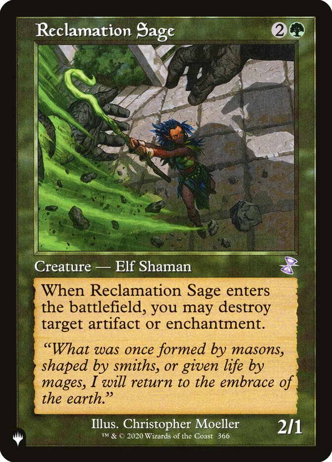 Reclamation Sage [The List] | Silver Goblin