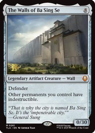 The Walls of Ba Sing Se (Prerelease) (261) Foil - Avatar: The Last Airbender