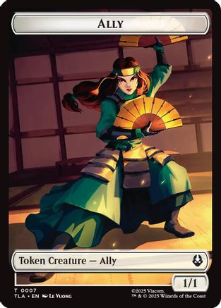Ally (0007) // Clue (0018) Double-Sided Token (7 // 18) - Avatar: The Last Airbender