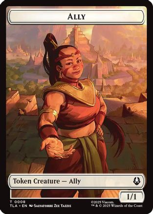 Ally (0008) // Clue (0016) Double-Sided Token (8 // 16) - Avatar: The Last Airbender