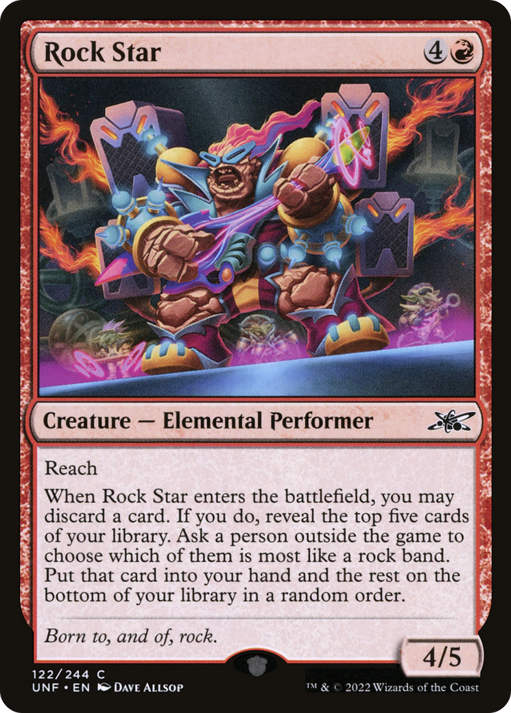 Rock Star (122) Foil - Unfinity