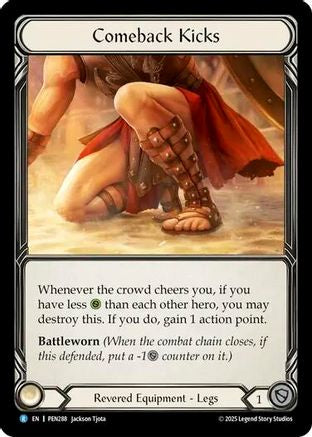 Comeback Kicks (PEN288) Cold Foil - Compendium of Rathe