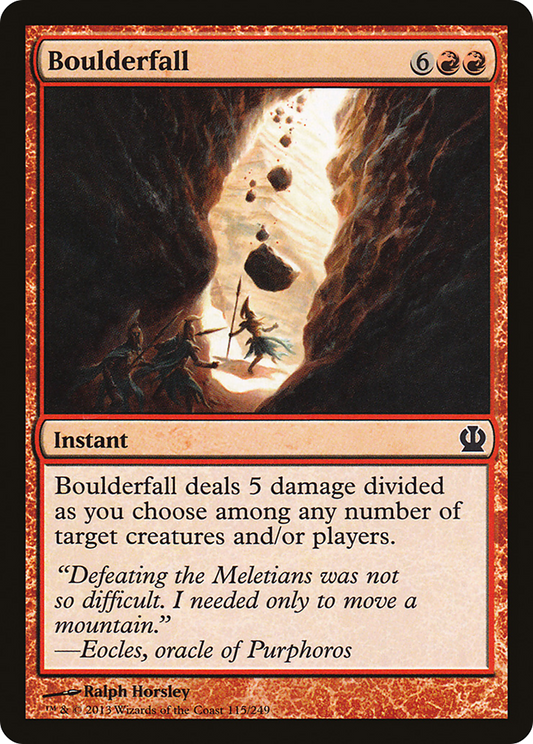 Boulderfall [Theros] Foil
