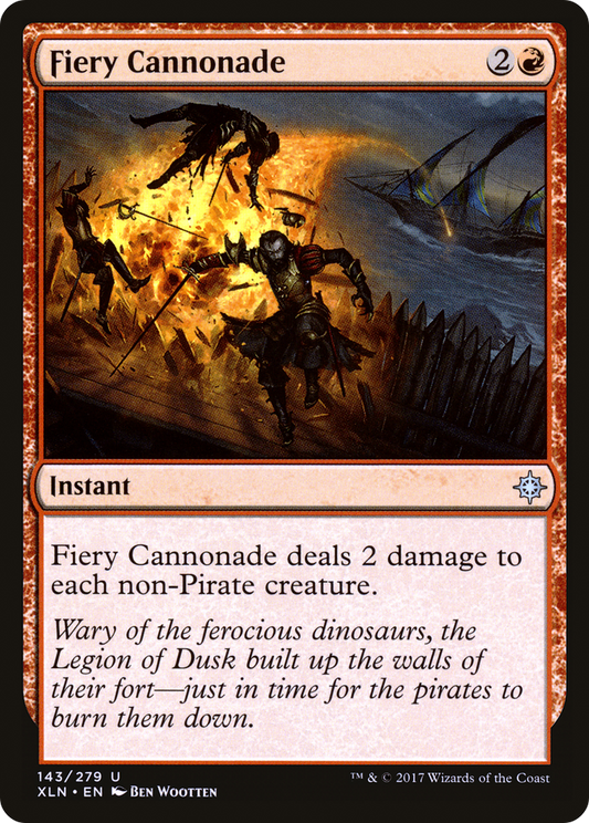 Fiery Cannonade [Ixalan] Foil