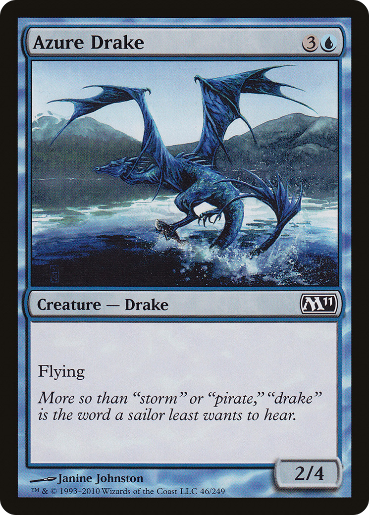 Azure Drake [Magic 2011] Foil
