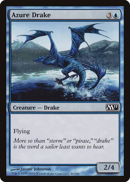 Azure Drake [Magic 2011] Foil