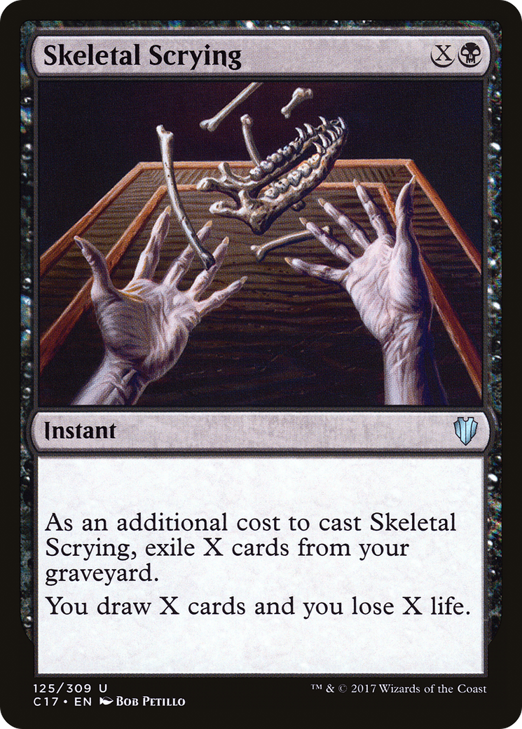 Skeletal Scrying [Commander 2017] | Silver Goblin