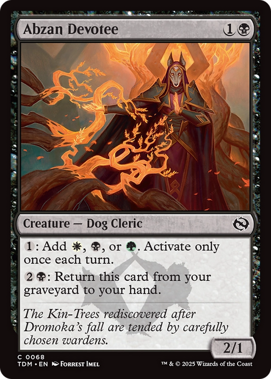 Abzan Devotee (068) Foil - Tarkir: Dragonstorm