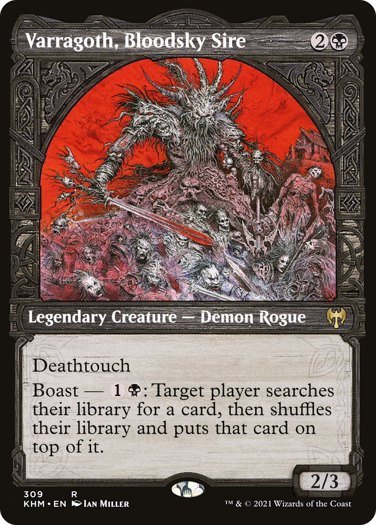 Varragoth, Bloodsky Sire (Showcase) [Kaldheim] Foil