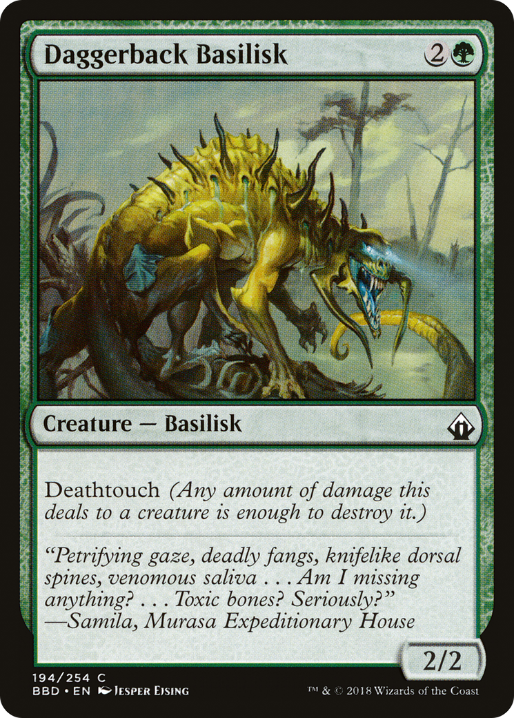 Daggerback Basilisk [Battlebond] | Silver Goblin