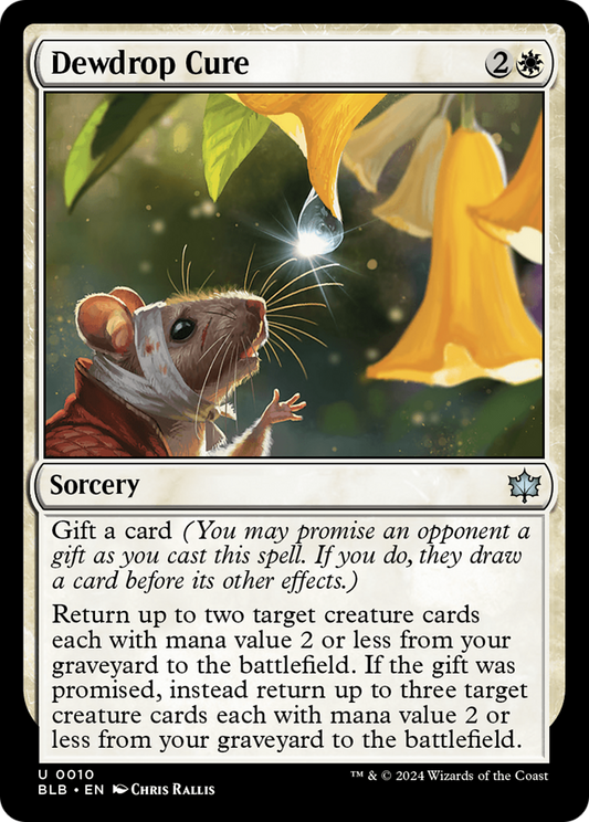 Dewdrop Cure [Bloomburrow] Foil