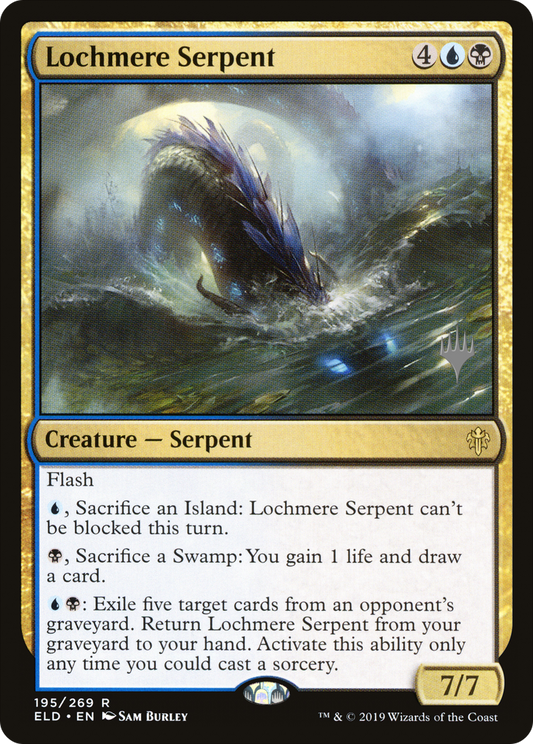 Lochmere Serpent (Promo Pack) [Throne of Eldraine Promos] Foil