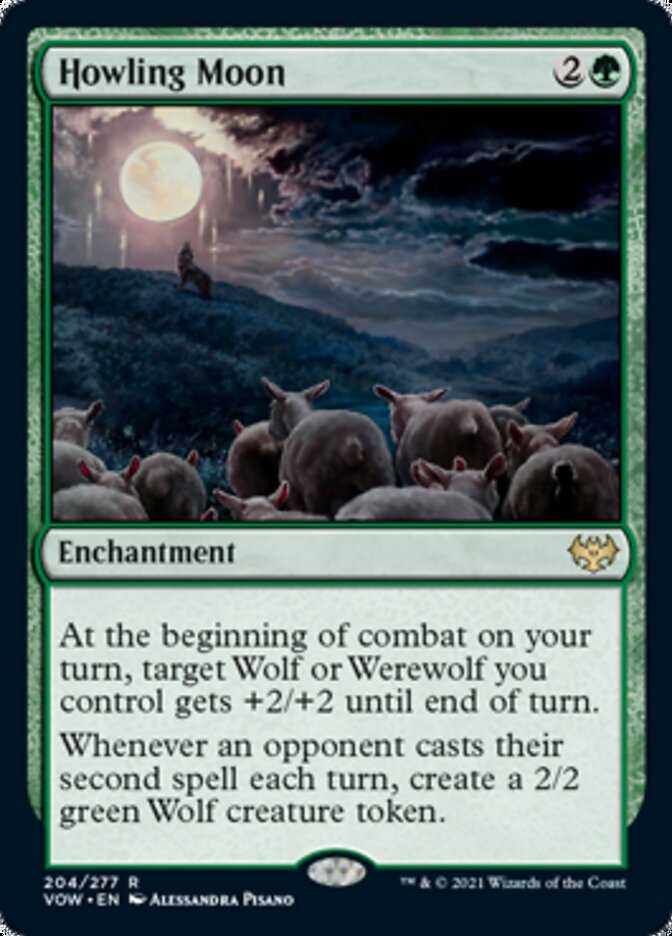 Howling Moon [Innistrad: Crimson Vow] | Silver Goblin