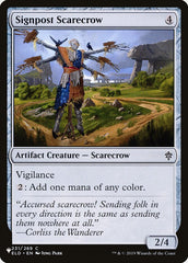 Signpost Scarecrow [The List] | Silver Goblin