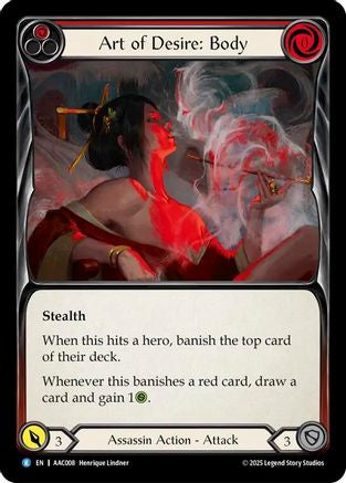 Art of Desire: Body (AAC008) - Armory Deck: Arakni