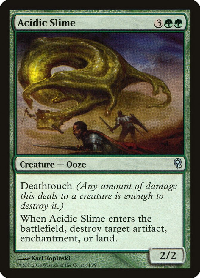 Acidic Slime [Duel Decks: Jace vs. Vraska] | Silver Goblin