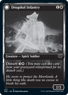 Drogskol Infantry // Drogskol Armaments [Innistrad: Double Feature] Foil