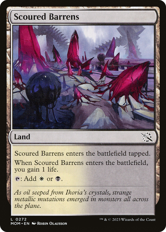 Scoured Barrens [March of the Machine] Foil