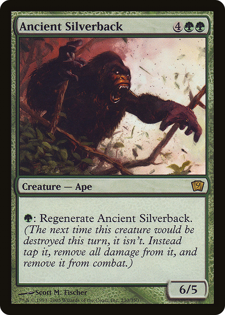 Ancient Silverback (230) Foil - Ninth Edition