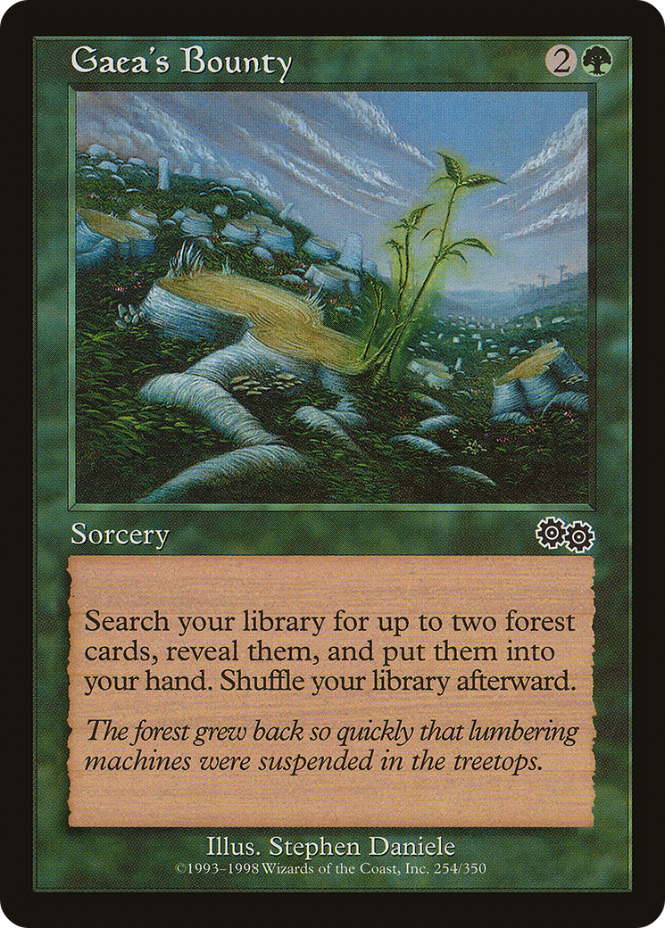 Gaea's Bounty [Urza's Saga] | Silver Goblin