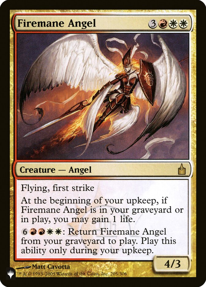 Firemane Angel [The List] | Silver Goblin