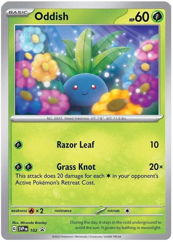 Oddish (102) [Scarlet & Violet: Black Star Promos] | Silver Goblin