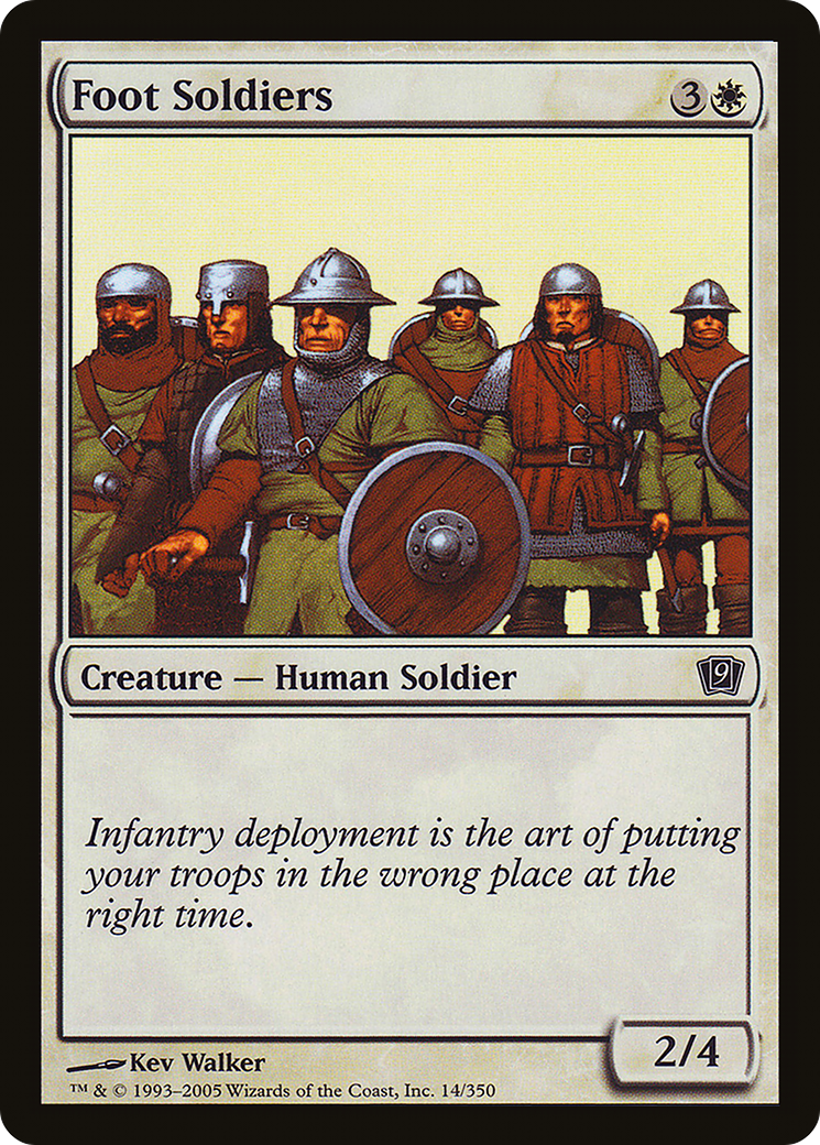 Foot Soldiers (014) - Ninth Edition