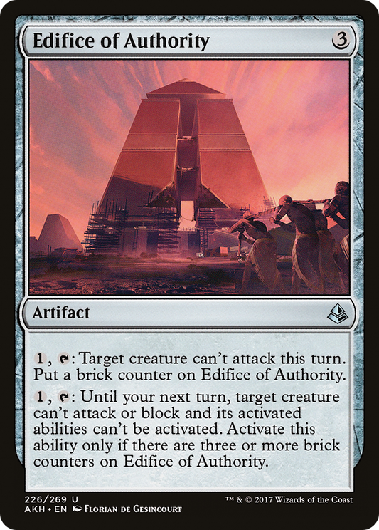 Edifice of Authority [Amonkhet] Foil