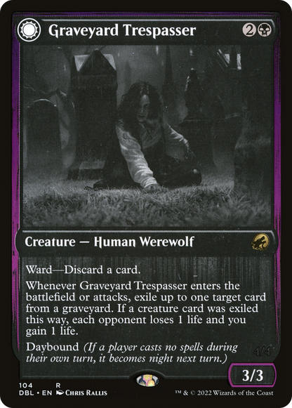 Graveyard Trespasser // Graveyard Glutton [Innistrad: Double Feature] Foil