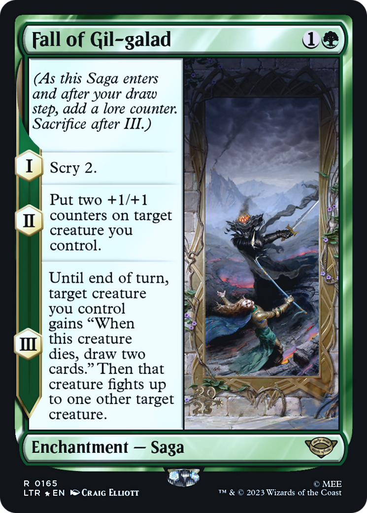 Fall of Gil-galad [The Lord of the Rings: Tales of Middle-Earth Prerelease Promos]
