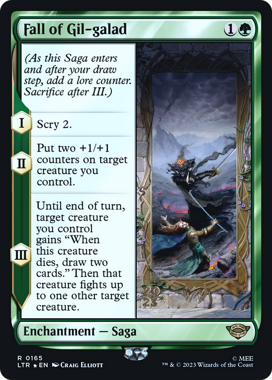 Fall of Gil-galad [The Lord of the Rings: Tales of Middle-Earth Prerelease Promos]
