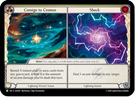 Consign to Cosmos // Shock (LGS429) Cold Foil - FaB Promos