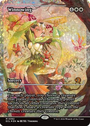 Winnowing (Showcase) (Fracture Foil) (392) Foil - Lorwyn Eclipsed