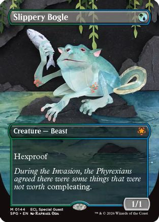 Slippery Bogle (Borderless) (144) Foil - Special Guests
