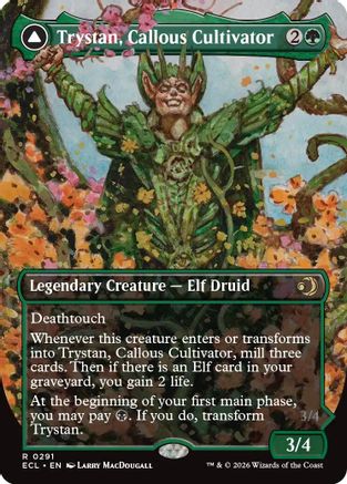 Trystan, Callous Cultivator (Borderless) (291) - Lorwyn Eclipsed