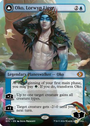 Oko, Lorwyn Liege (Borderless) (287) Foil - Lorwyn Eclipsed