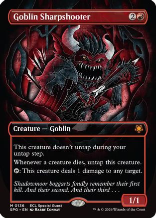 Goblin Sharpshooter (Borderless) (136) - Special Guests