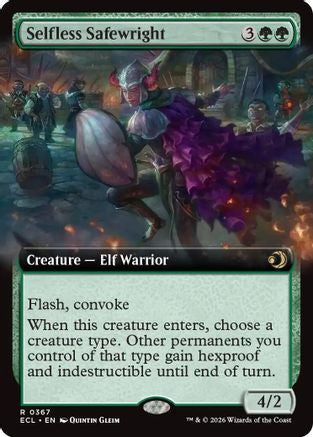 Selfless Safewright (Extended Art) (367) Foil - Lorwyn Eclipsed
