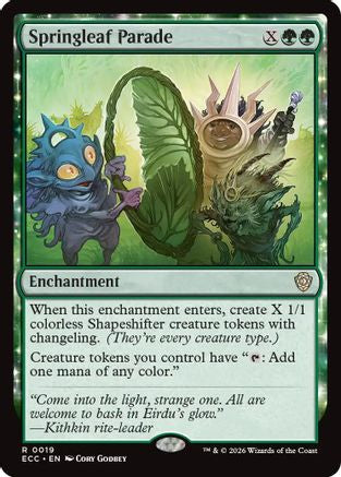 Springleaf Parade (019) - Commander: Lorwyn Eclipsed