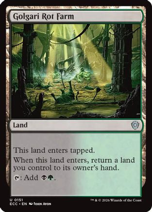 Golgari Rot Farm (151) - Commander: Lorwyn Eclipsed