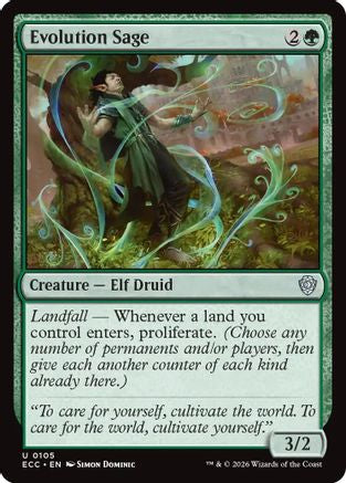 Evolution Sage (105) - Commander: Lorwyn Eclipsed