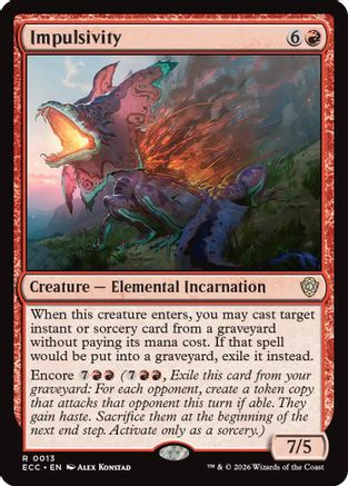 Impulsivity (013) - Commander: Lorwyn Eclipsed