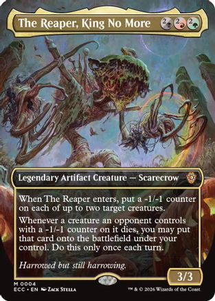 The Reaper, King No More (Borderless) (004) Foil - Commander: Lorwyn Eclipsed